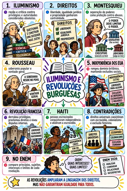 Amostra de mapa mental — Ciências Humanas — exemplo 2